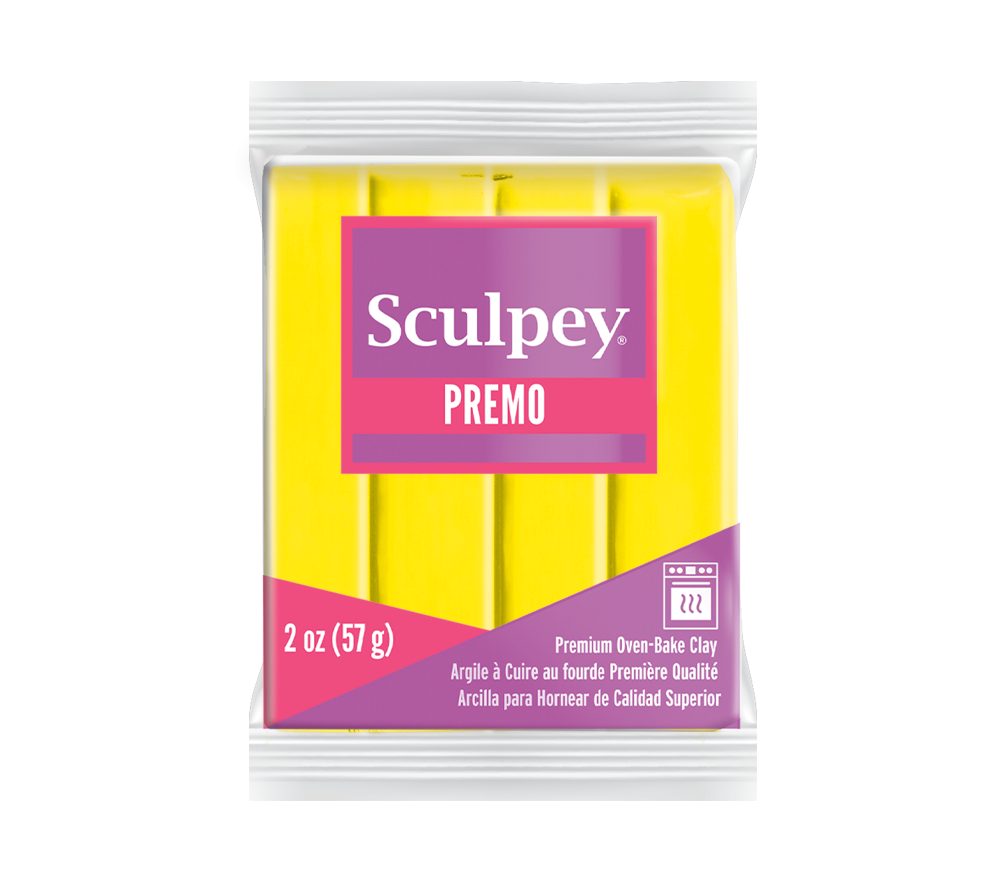 Sculpey PREMO Zinc Yellow Hue zinková žlutá - 5 ks - 5 ks