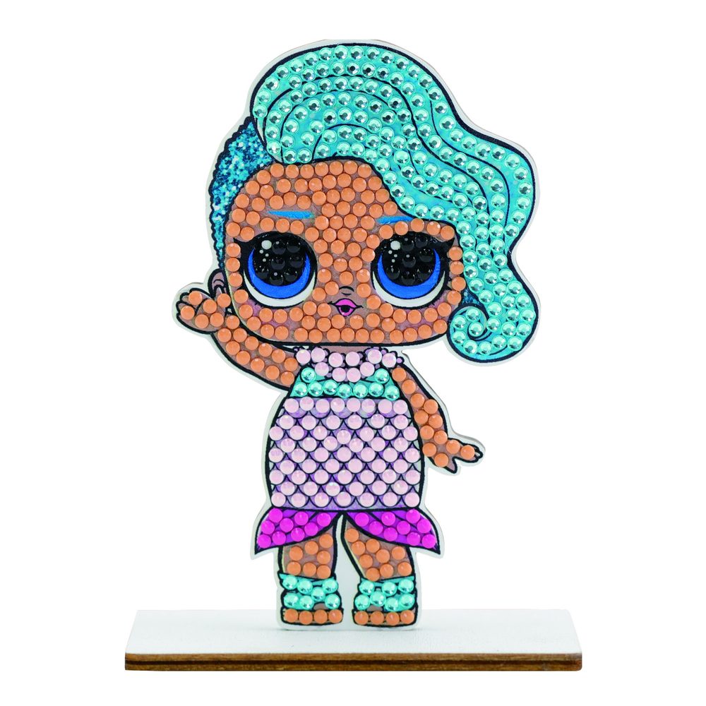 Diamantové malování postava L.O.L. Surprise Splash Queen - 3 ks