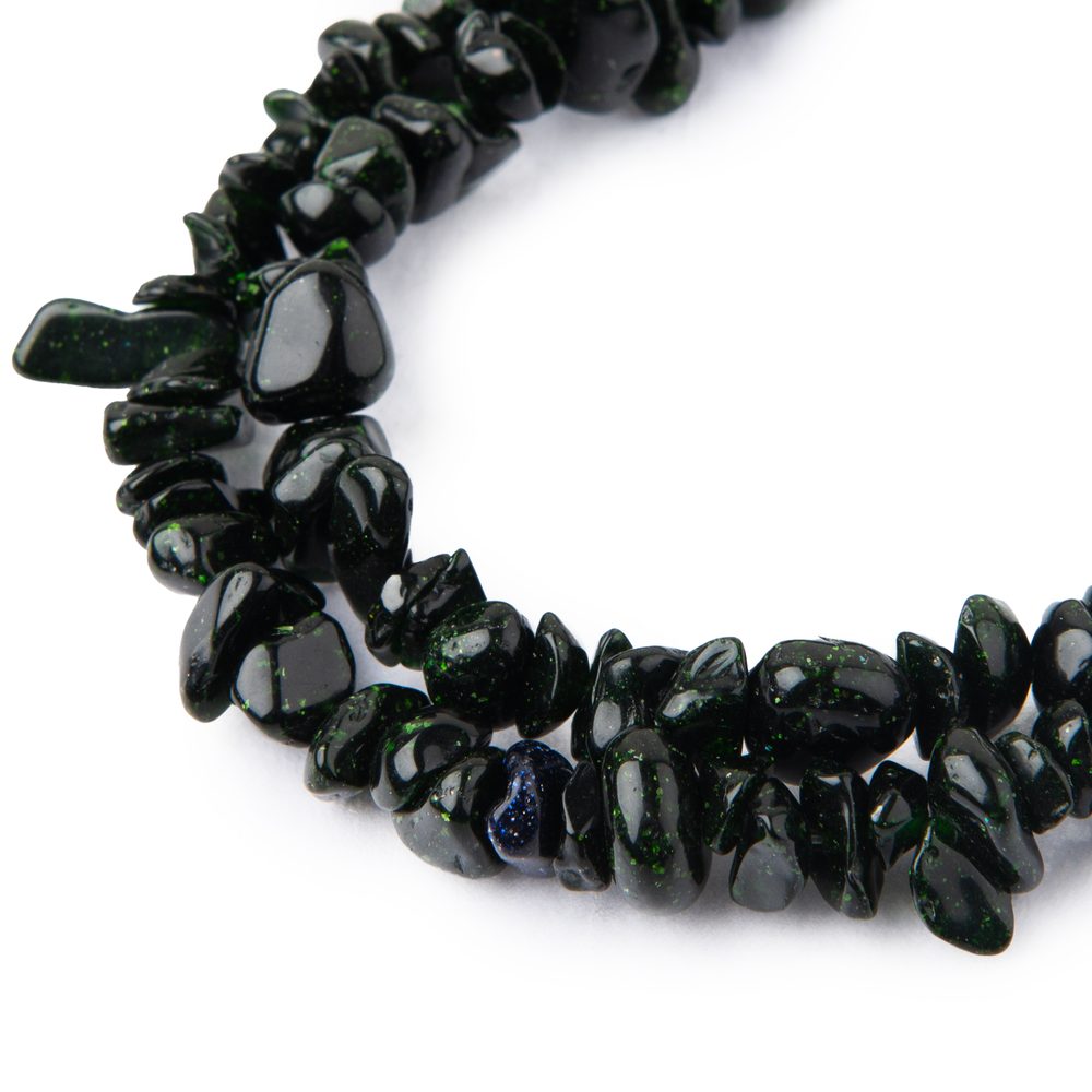 Zlomky z minerálu Zelený živec 80cm - 3 ks