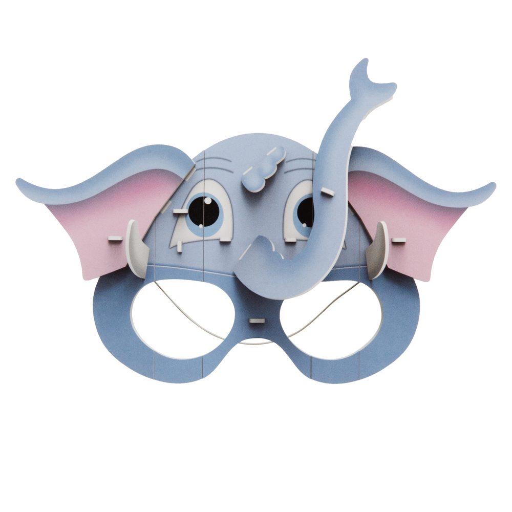 Graine Creative Sada na výrobu masky ve tvaru slona - 3 sady