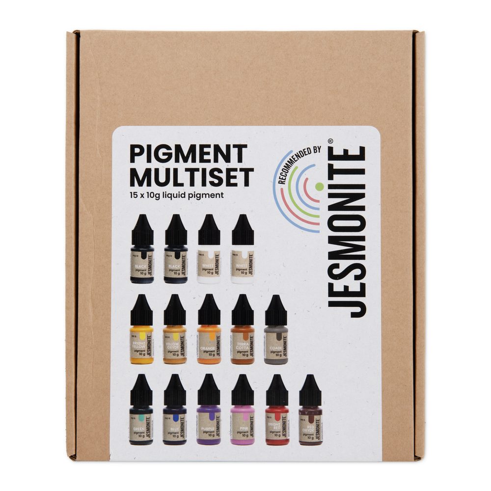 JESMONITE pigment sada barev 15 x 10 g - 1 ks