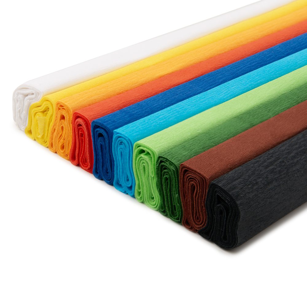 Sada krepových papírů Basic 10 ks - 3 ks