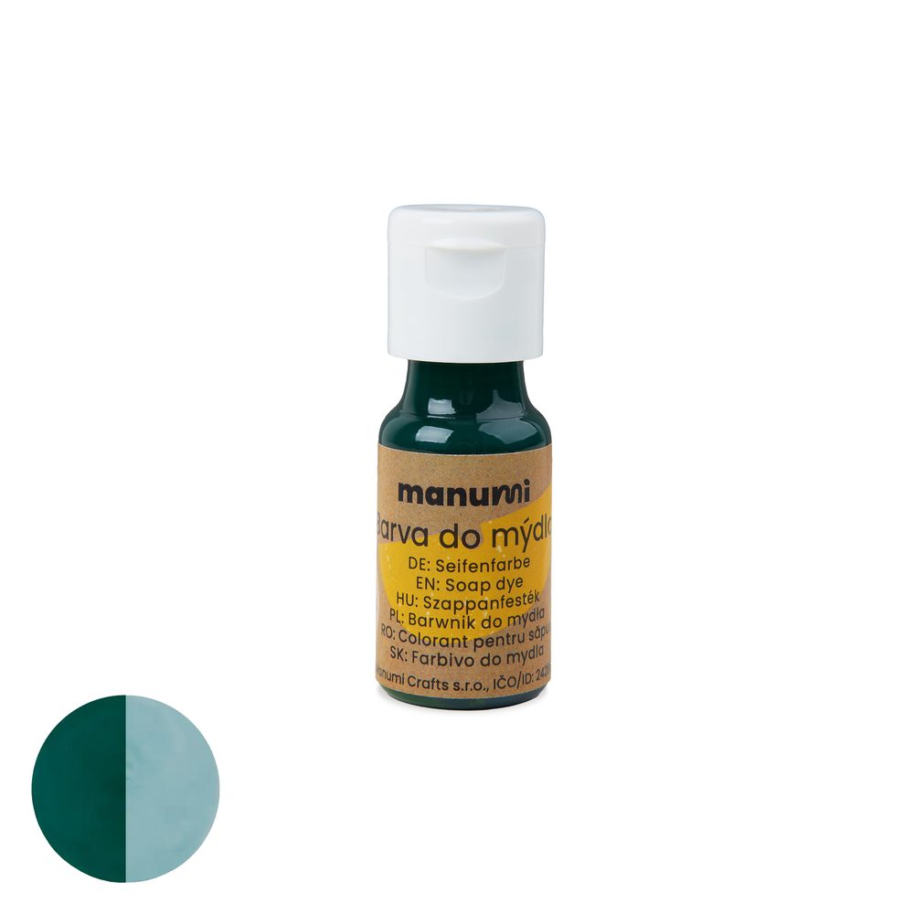 Manumi tekutá barva do mýdla 10 ml tyrkysová - 3 ks