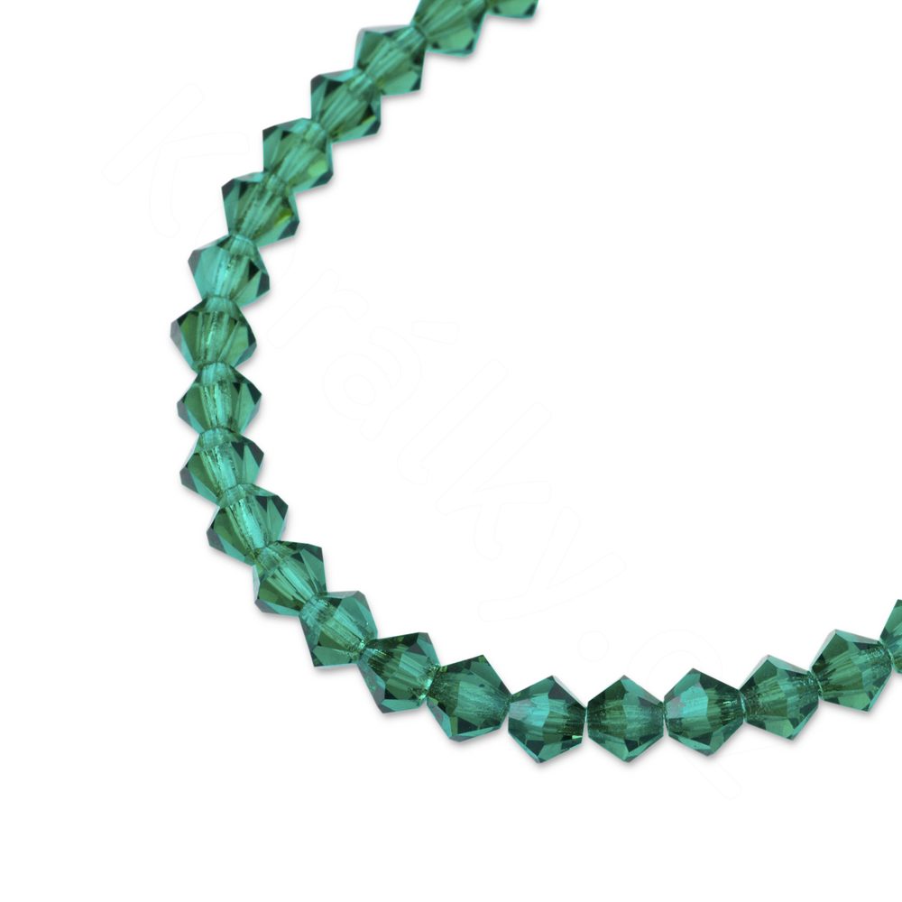 Preciosa MC perle Rondelle 3 mm Emerald - 120 ks