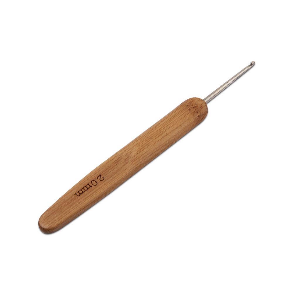 Levně Bambusový háček s kovovým hrotem 2 mm - 1 ks