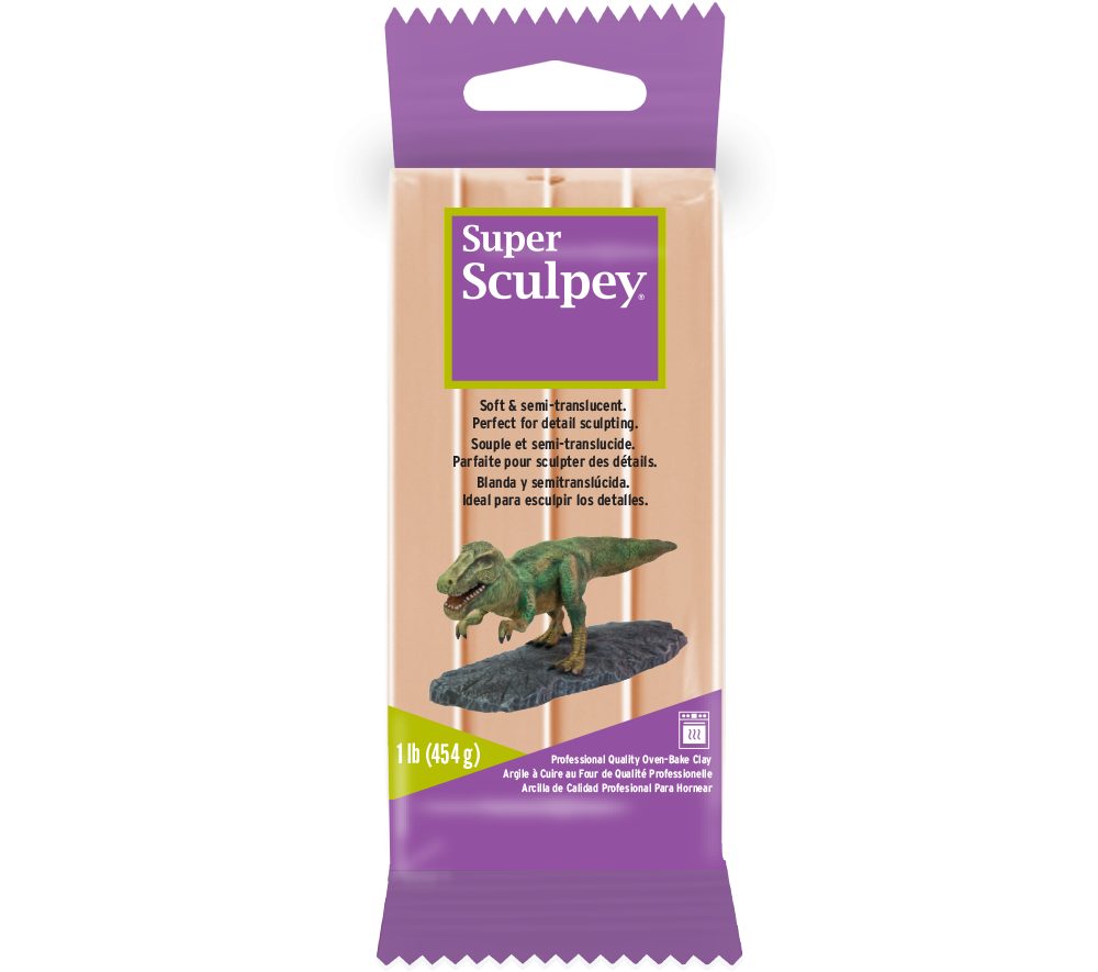 Sculpey Super 454g béžová - 3 ks
