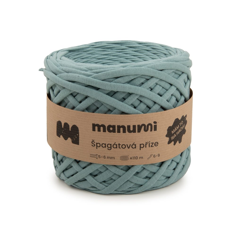 Manumi špagátová příze mátová - 3 ks