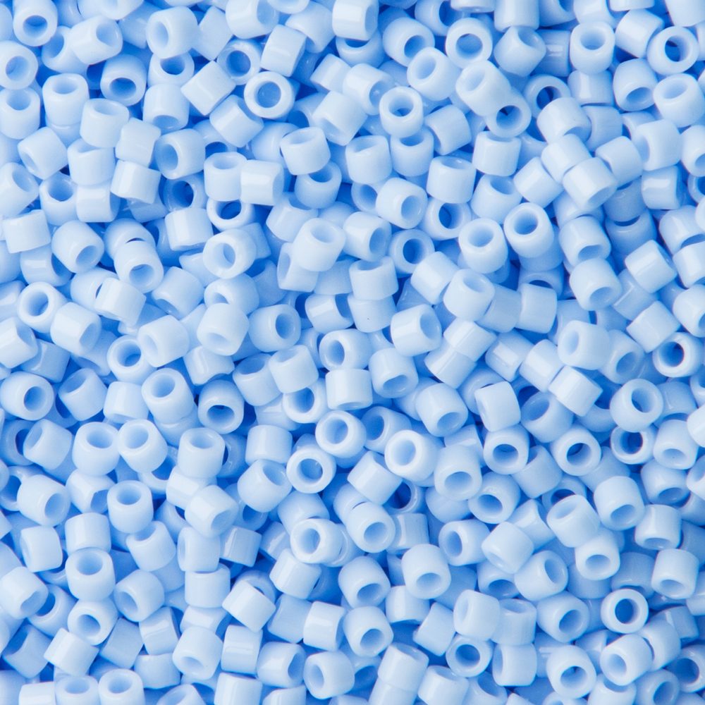 Miyuki Rokajlové korálky - Miyuki Delica 11/0 (DB-1137) Opaque Agate Blue - 15 g