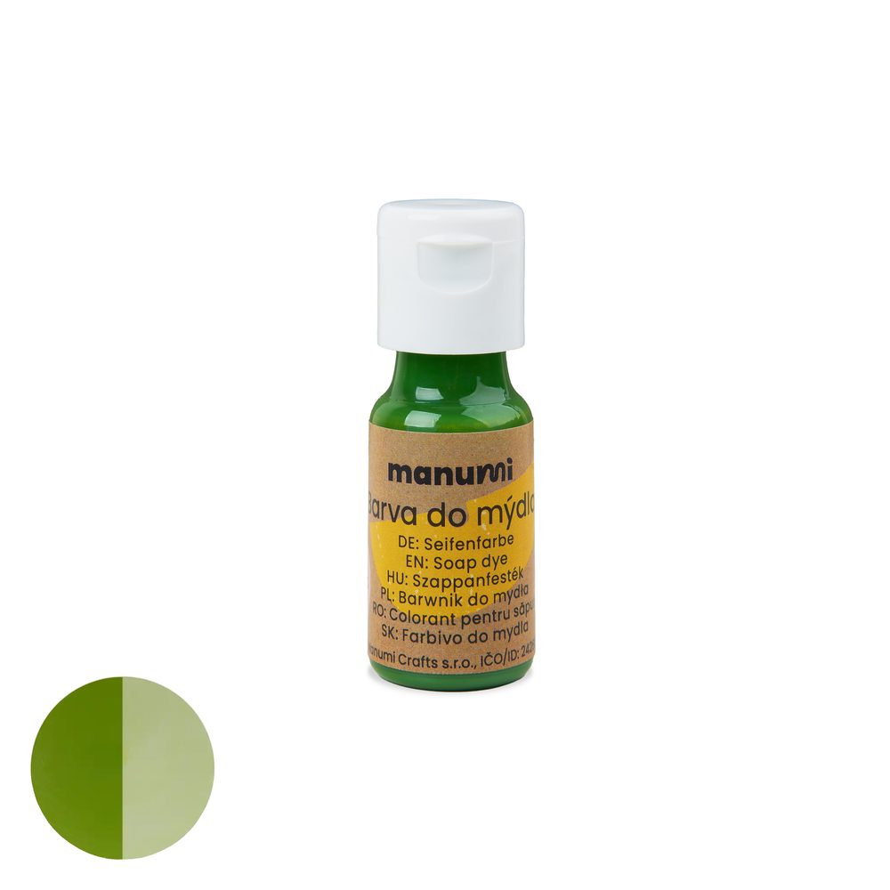 Manumi tekutá barva do mýdla 10 ml zelená - 3 ks