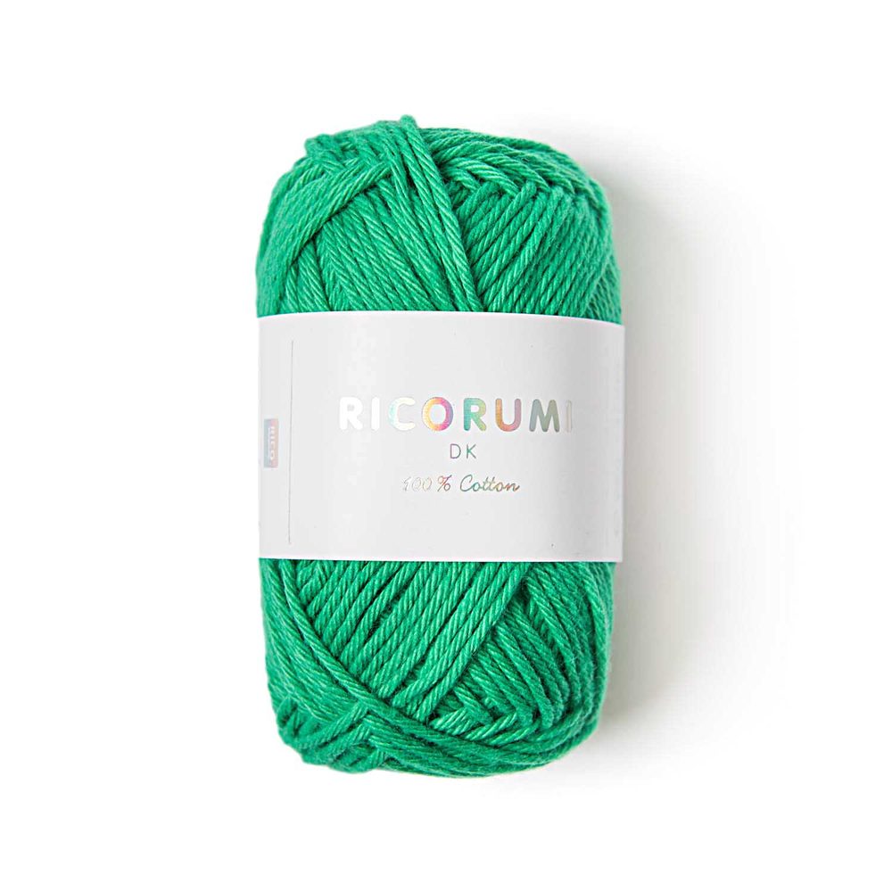 Rico Design Bavlněná háčkovací příze Ricorumi dk odstín 044 trávová - 1 ks