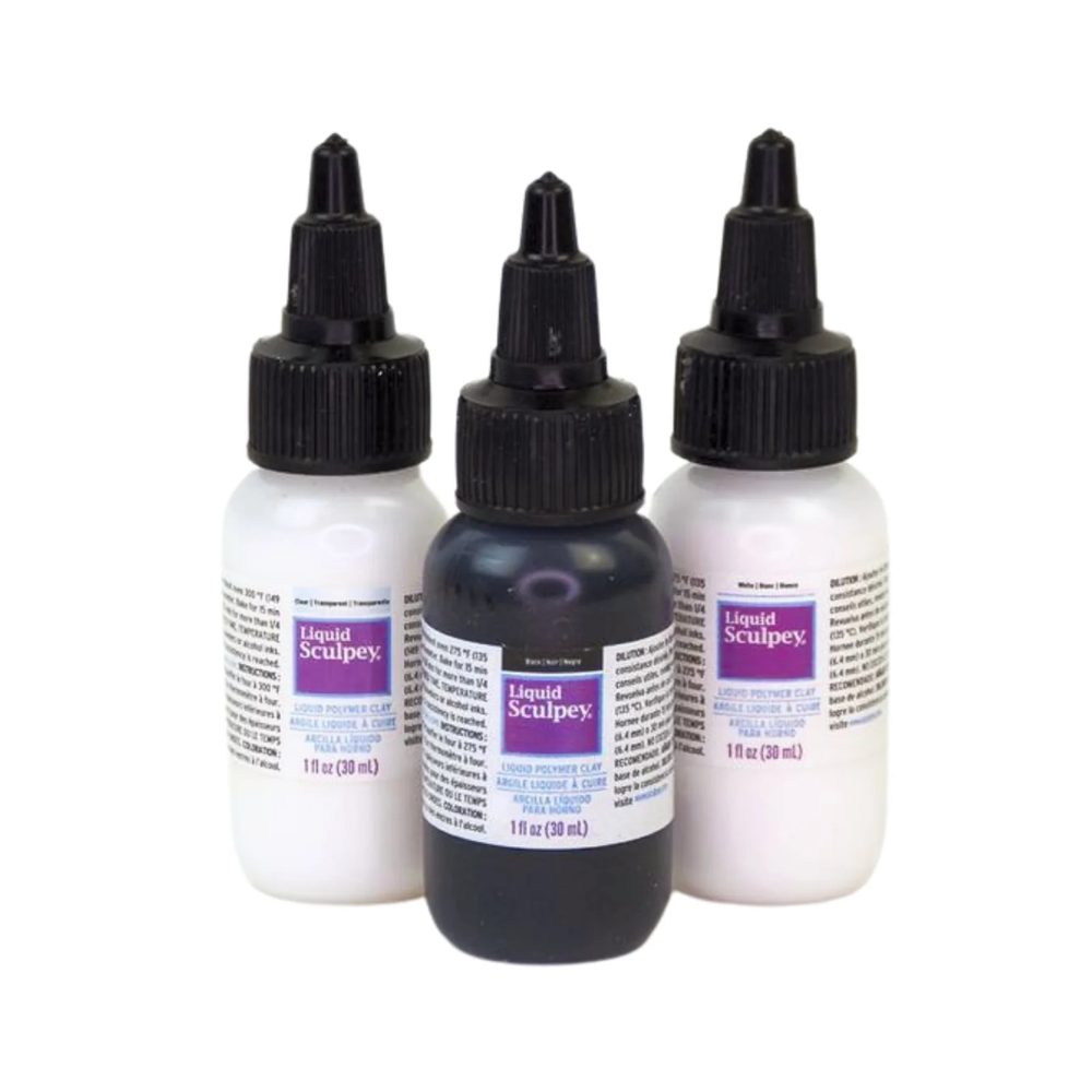 Sculpey tekutá polymerová hmota sada 3ks základní barvy - 3 sady