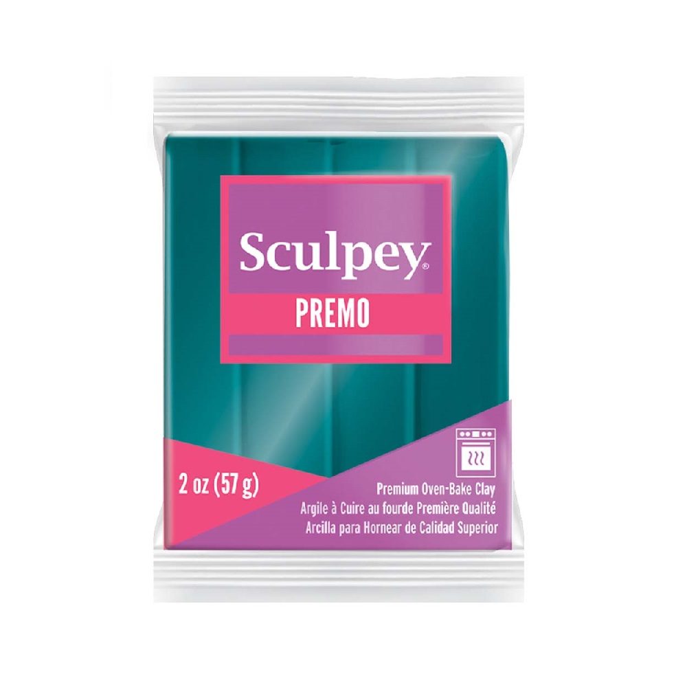 Sculpey PREMO Peacock Pearl tyrkysová perleť - 5 ks - 5 ks