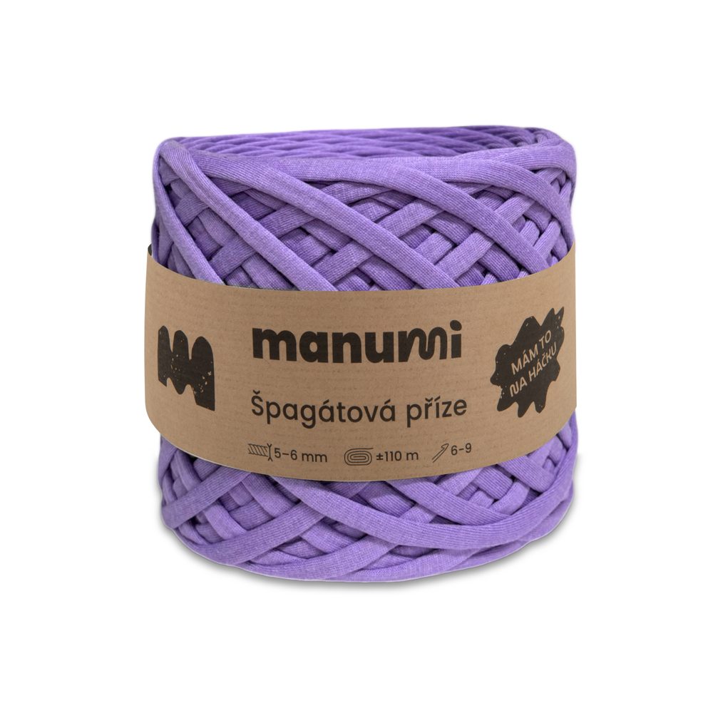 Manumi špagátová příze levandulová - 3 ks