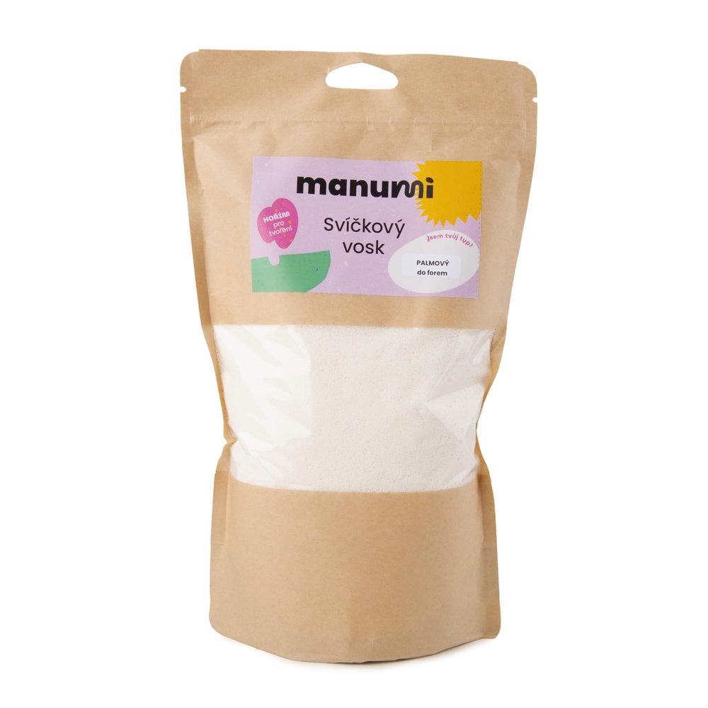 Manumi palmový vosk C09 na svíčky z forem - 5 balení