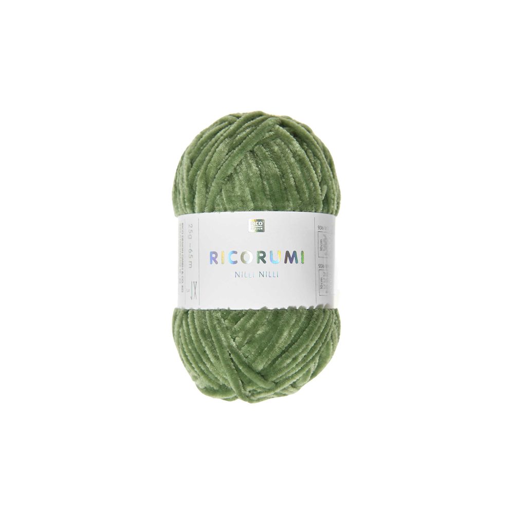 Rico Design Žinylková příze Ricorumi Nilli Nilli odstín 019 zelená - 3 ks