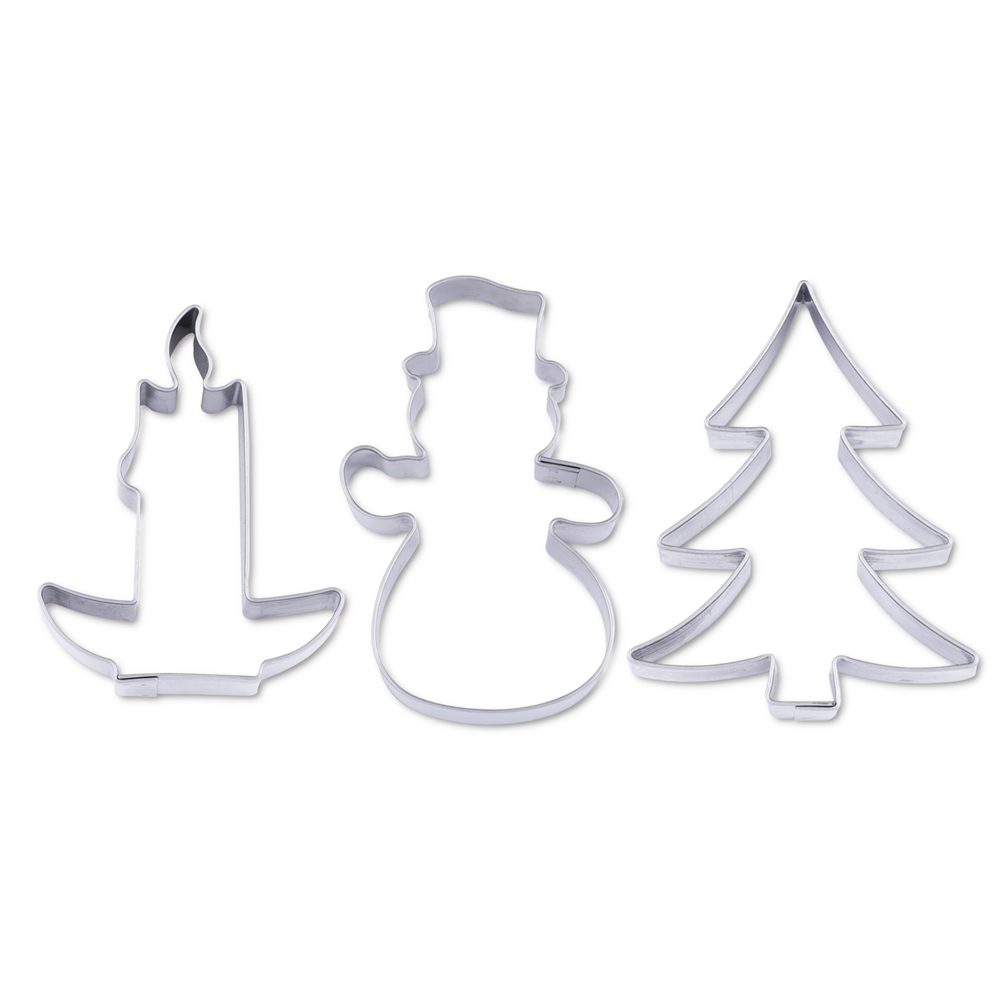 Sada vykrajovátek s vánočním motivem 3ks - 1 ks