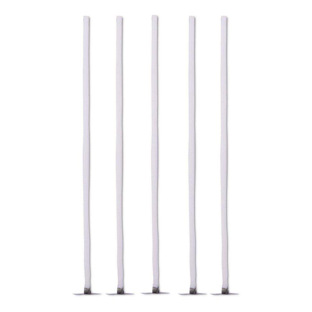 Knoty 15 cm s držákem impregnované pro všechny druhy vosků do svíček ø8-10 cm splétané - 25 ks