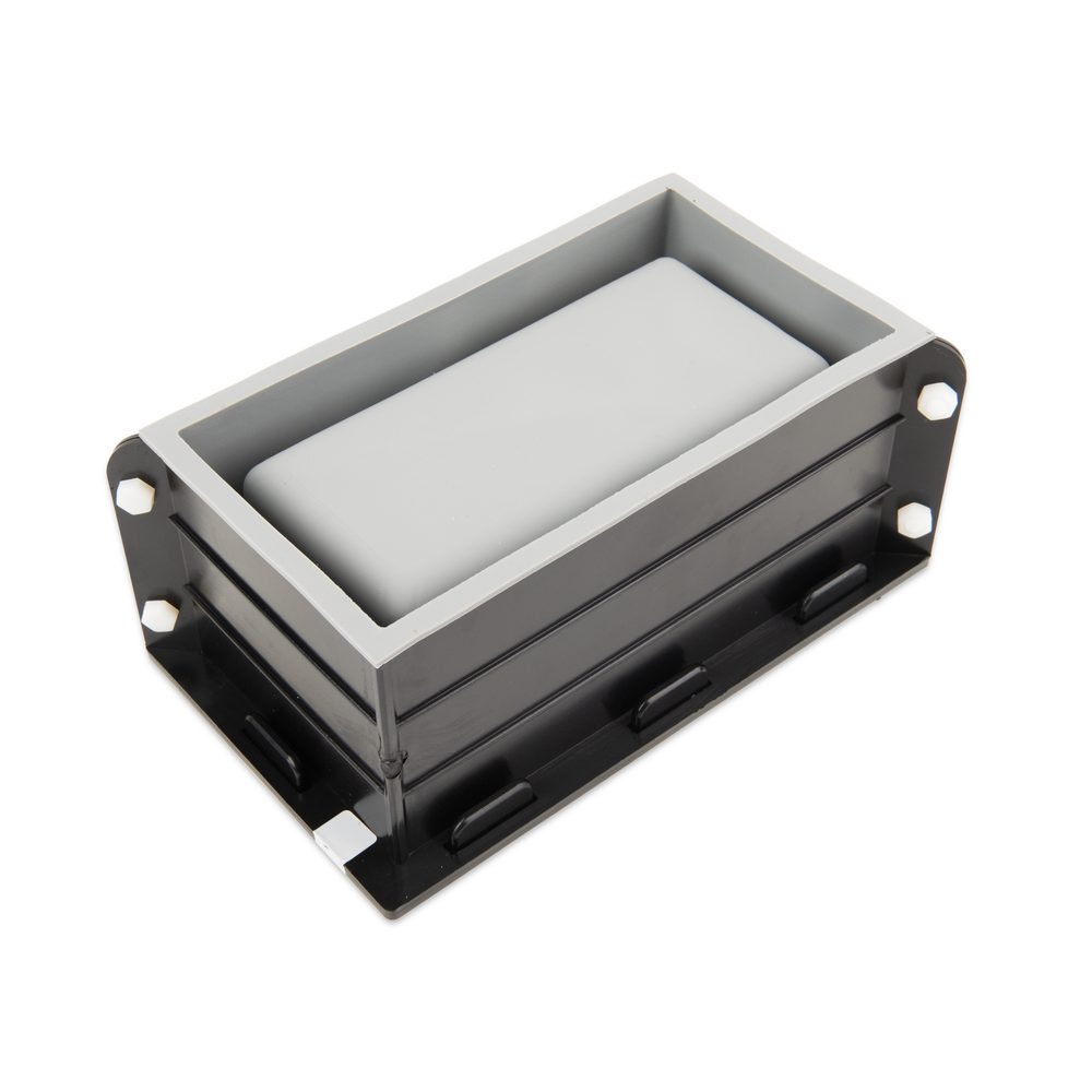 Manumi Profesionální silikonová forma s výztuhou na květináč kvádr 19 x 10 x 8,5 cm - 3 ks