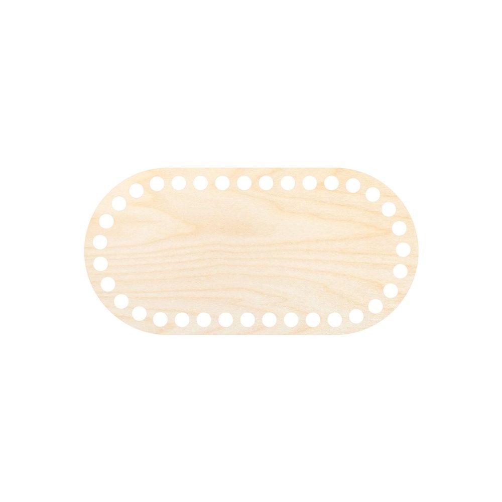 Dno na háčkovaný košík ovál 20x10cm - 1 ks