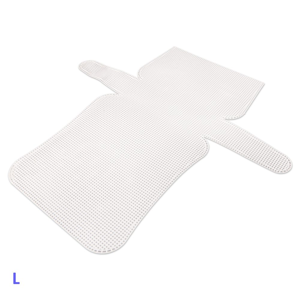 Plastová kanava jako základ na kabelku 505 x 530 x 1,5 mm bílá - 1 ks