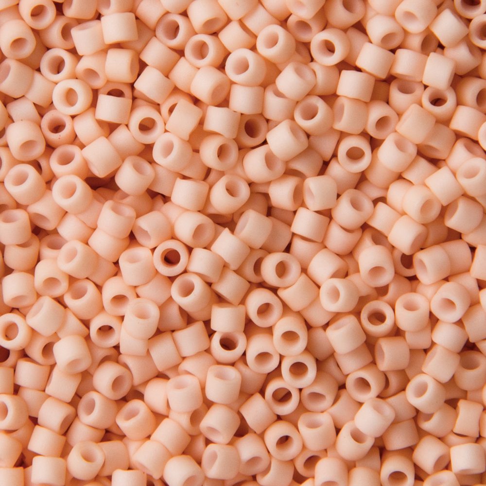 Miyuki Rokajlové korálky - Miyuki Delica 11/0 (DB-354) Opaque Matte Light Rose - 15 g