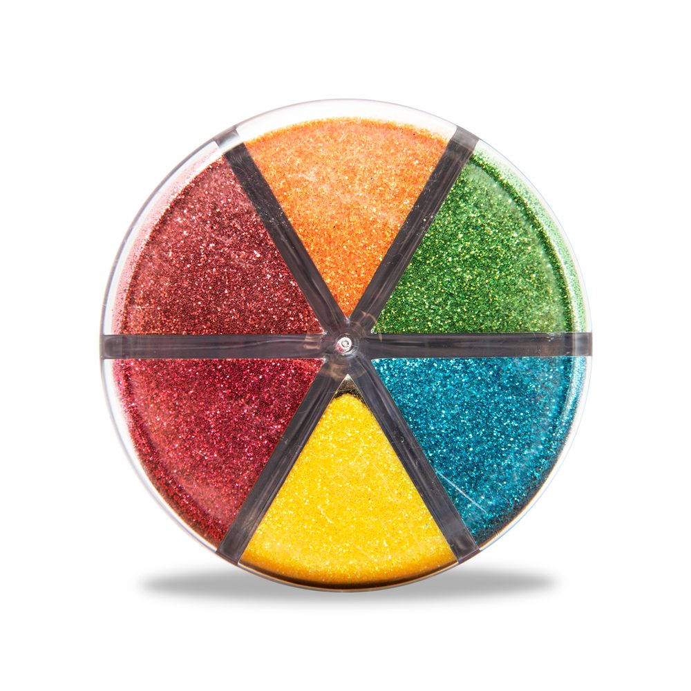 Cléopatre Glitter třpytky v sadě 6x13g světlé barvy - 1 ks