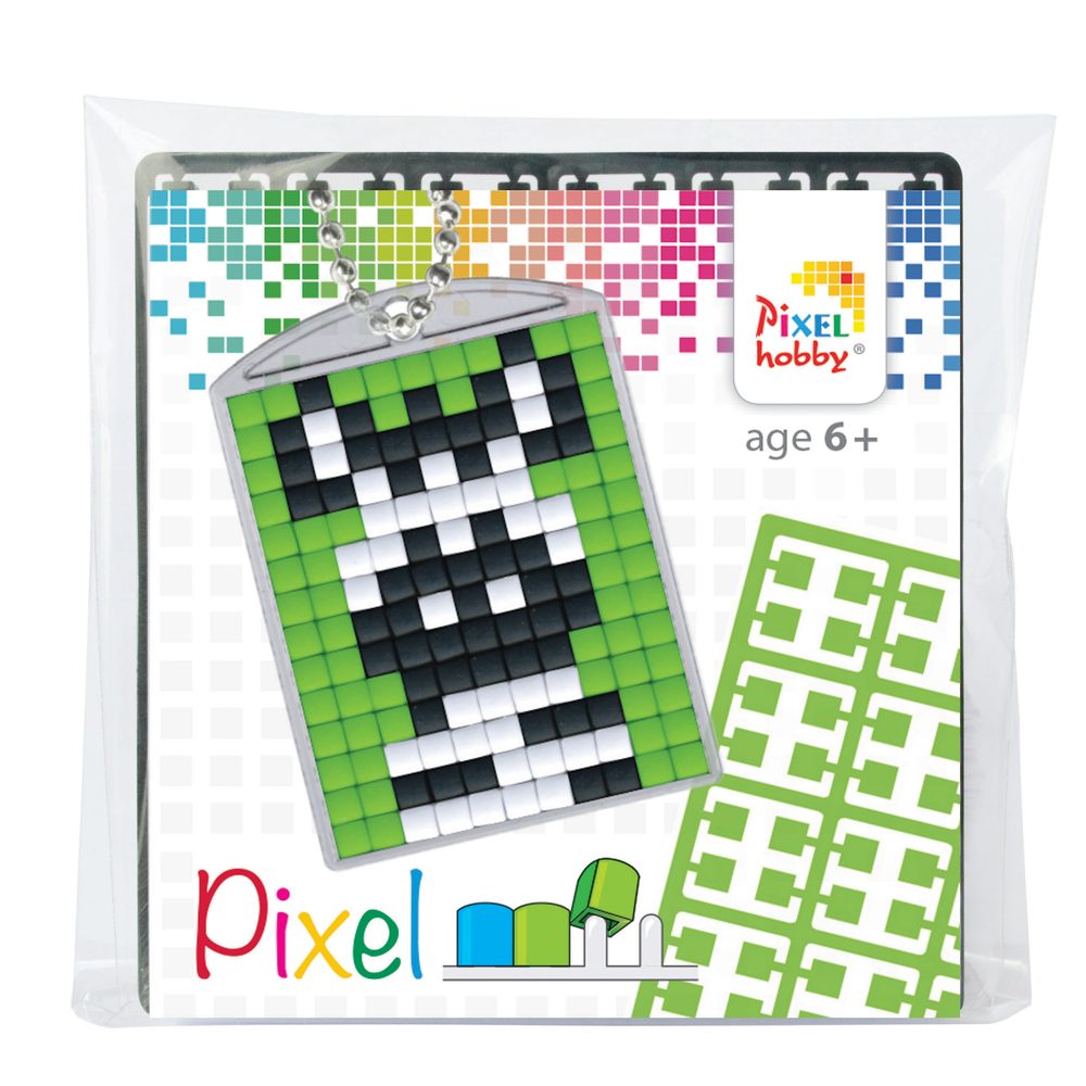 Pixelhobby Pixel klíčenka zebra - 1 ks