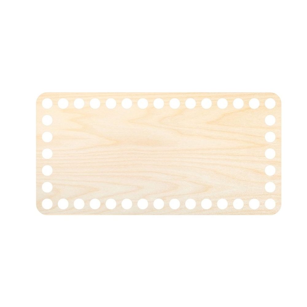 Dno na háčkovaný košík obdélník 30x15cm - 3 ks