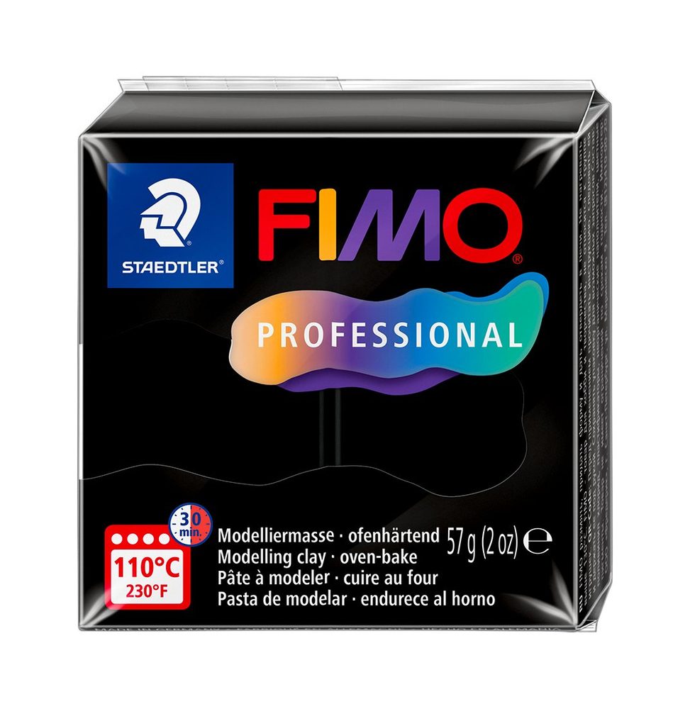 Levně Staedtler FIMO Professional 57 g (8040-9) černá - 1 ks