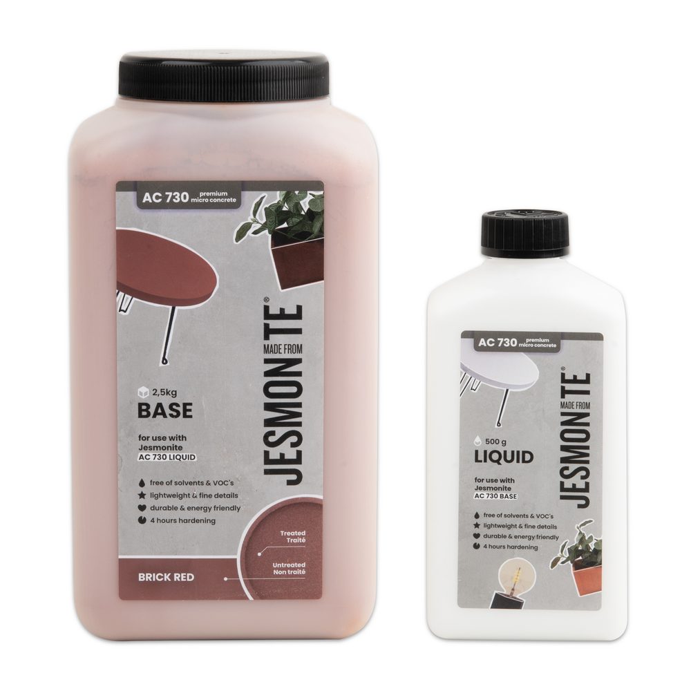 JESMONITE sada AC730 Brick red 3 kg - 1 sada