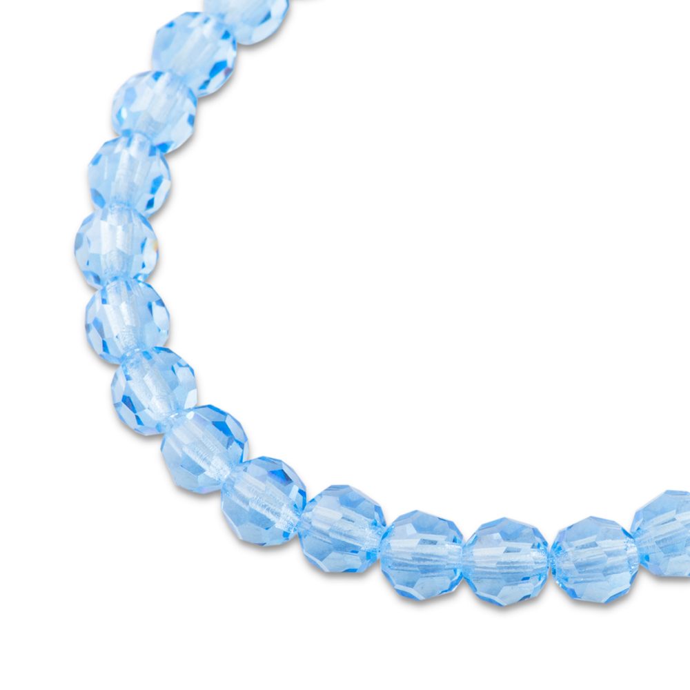 Preciosa MC perle kulatá 6 mm Light Sapphire - 30 ks