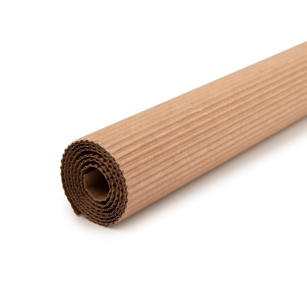 Vlnitá lepenka v roli 50x70cm přírodní - 3 ks