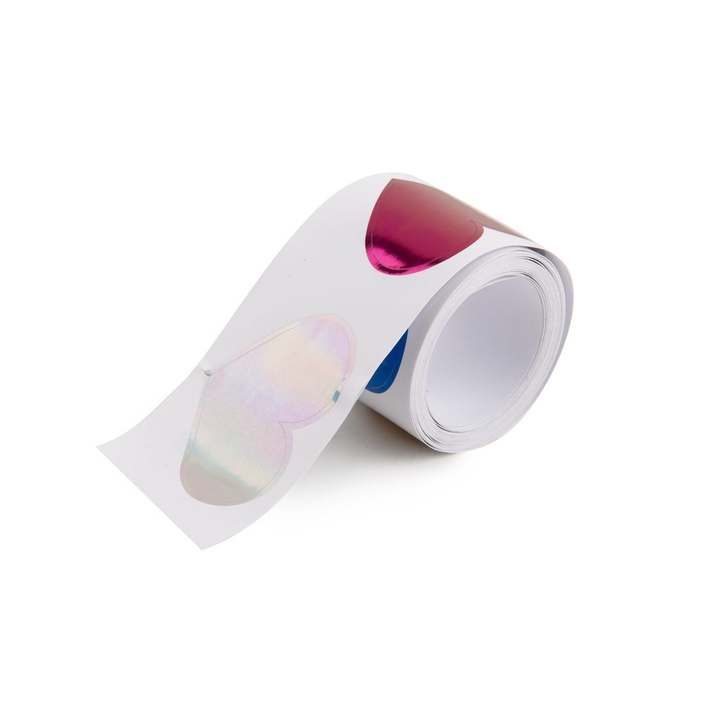 Samolepky na roli Hearts 48 ks - 3 ks