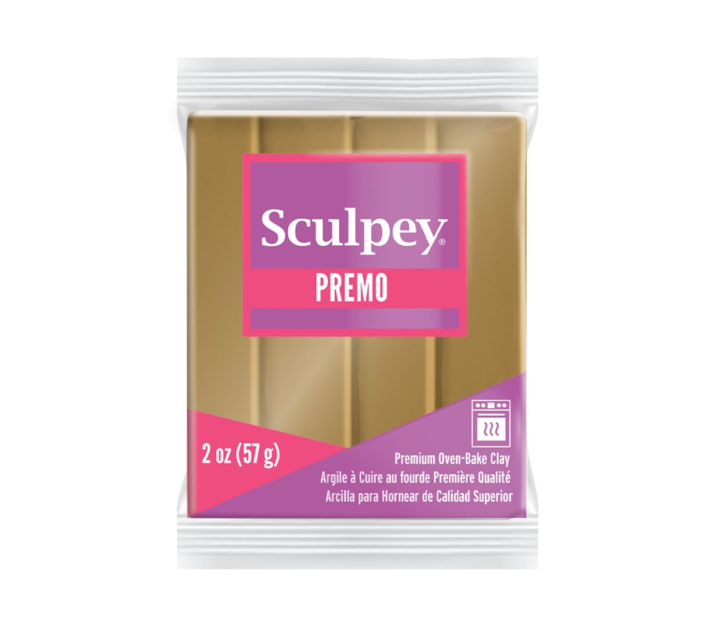 Sculpey PREMO Antique Gold starozlatá - 1 ks