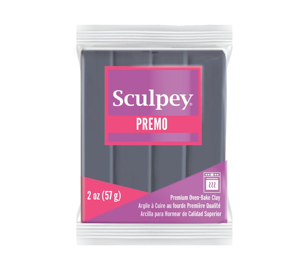 Sculpey PREMO Slate tmavě šedá - 5 ks - 5 ks