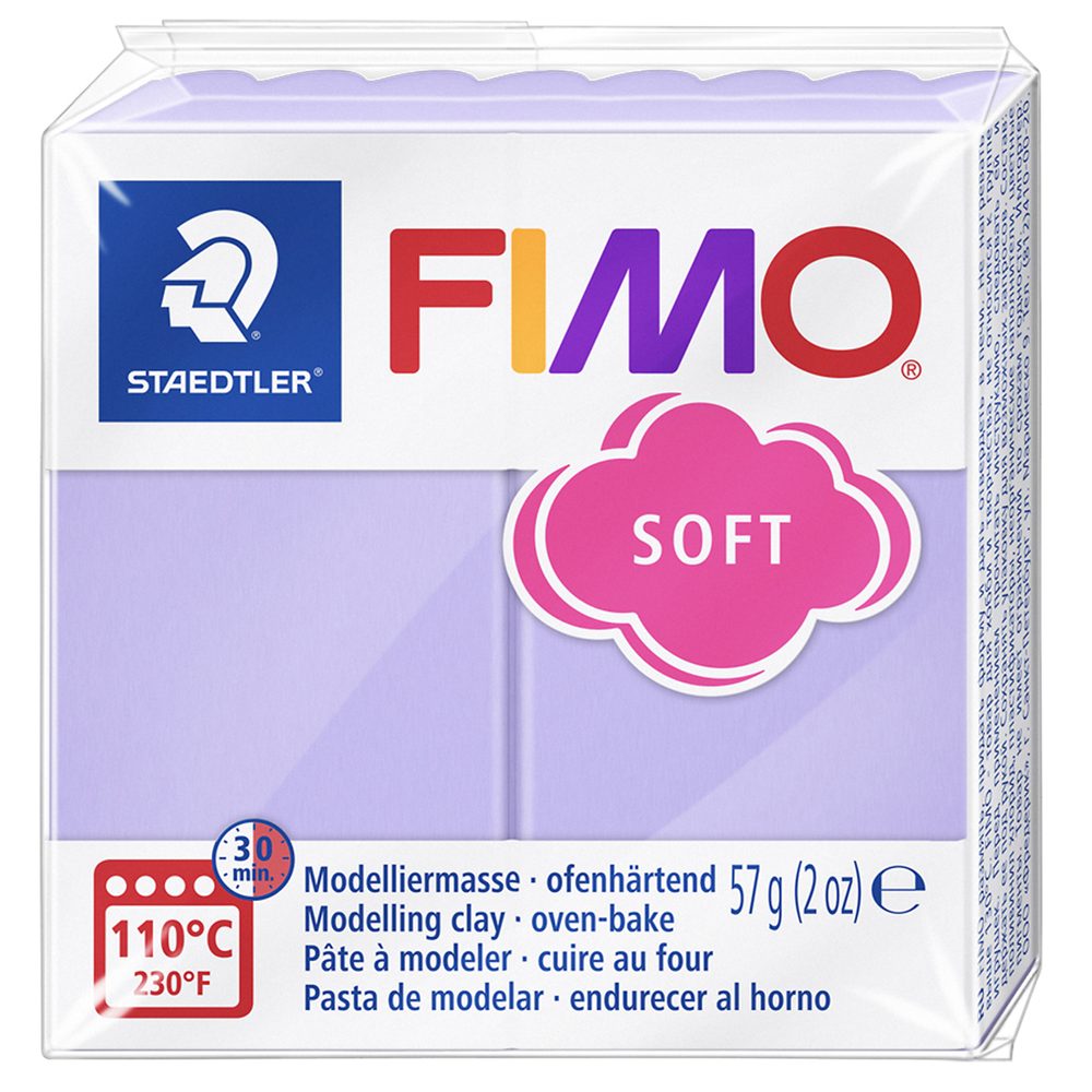 Staedtler FIMO Soft 57g (8020-605) pastelově lila - 3 ks