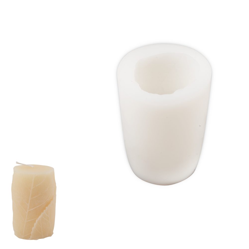 Manumi Silikonová forma na svíčku sbalených listů 77x113mm - 3 ks