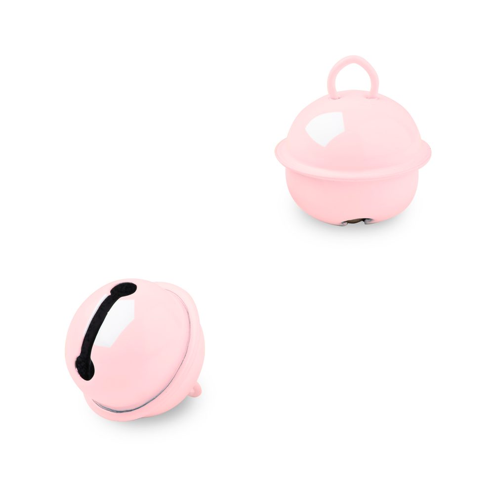 Bižuterní rolnička 24x22 mm Pearl Pink - 10 ks