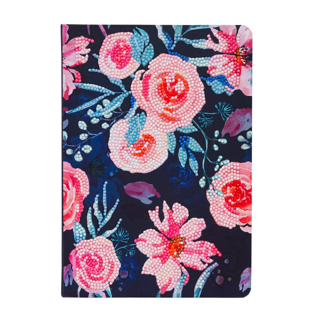 Diamantové malování blok Květiny - 3 ks