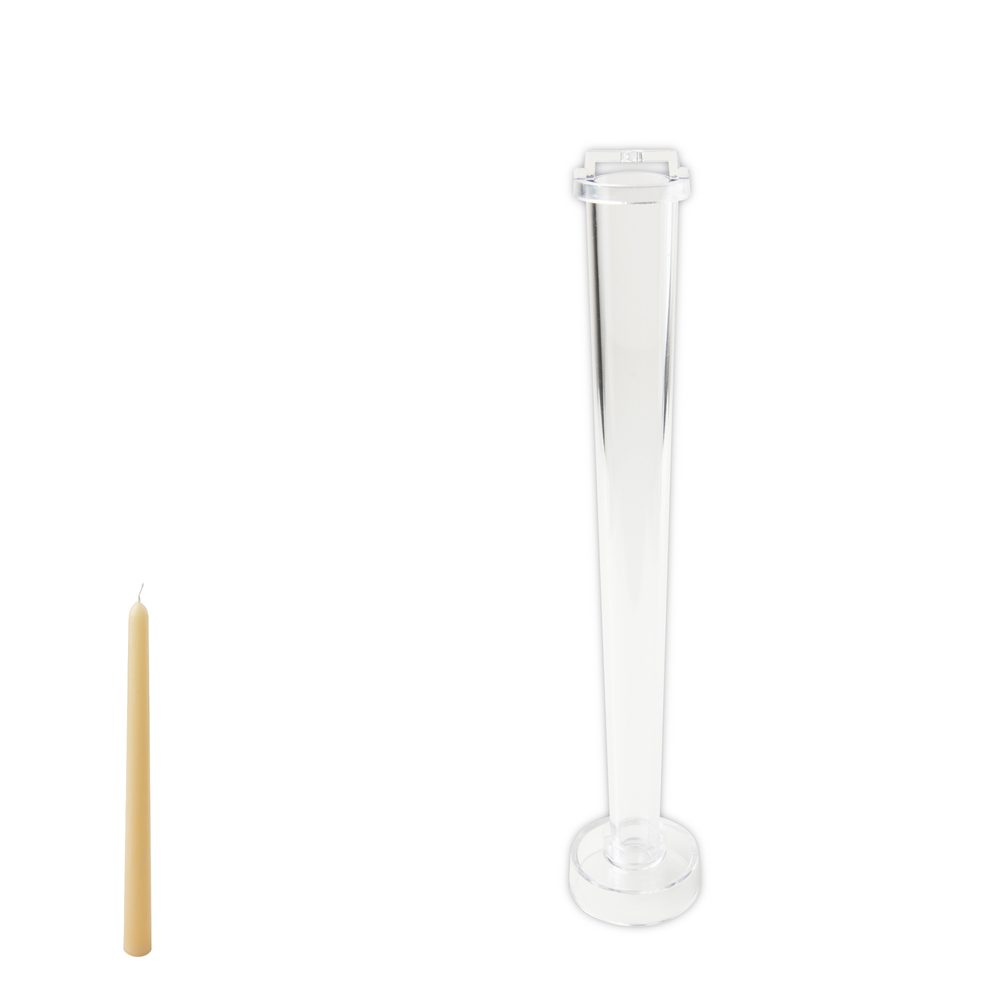 Polykarbonátová forma na vysokou a tenkou svíčku 250mm - 3 ks