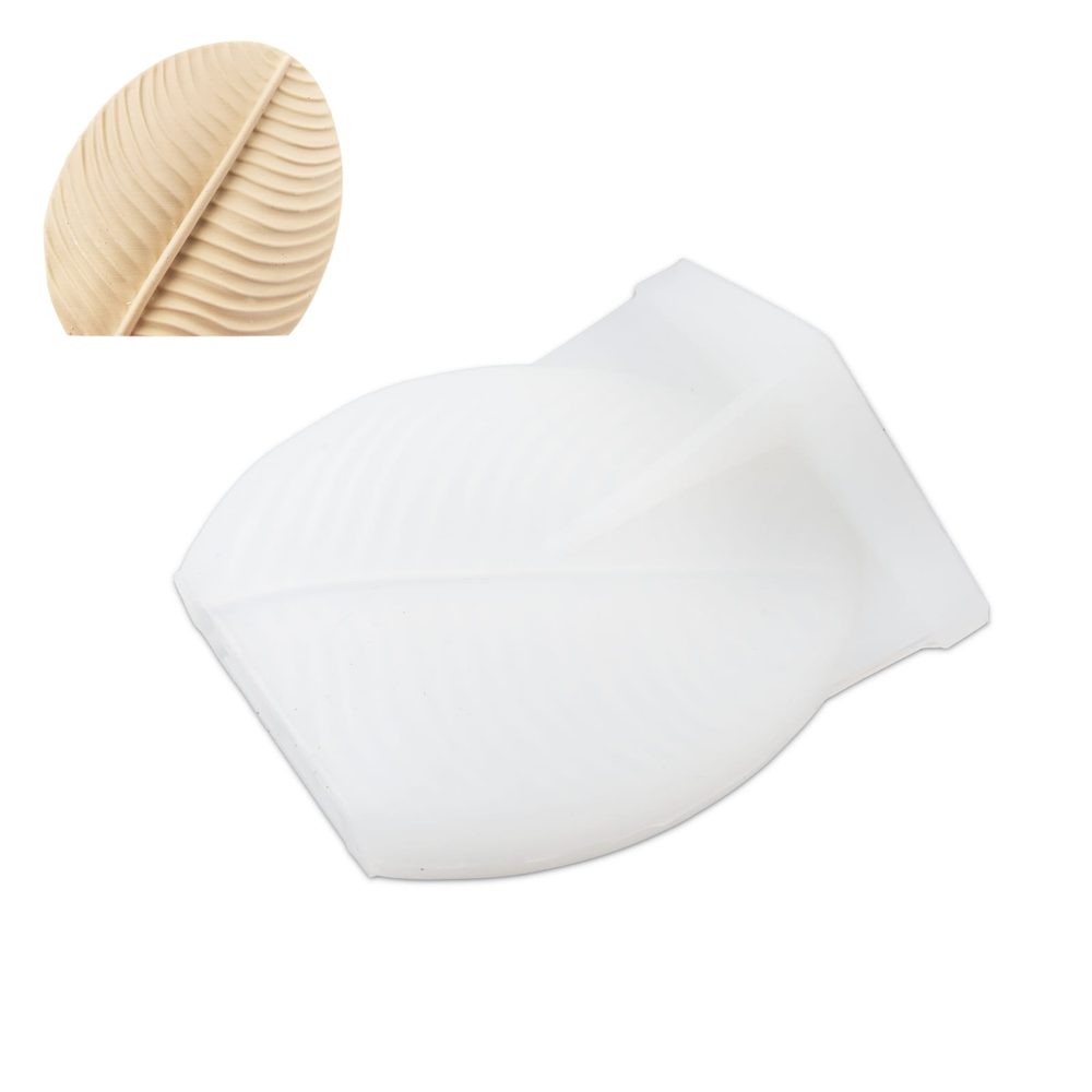 Manumi Silikonová forma na odlévání kreativní hmoty list 96x54x108mm - 3 ks