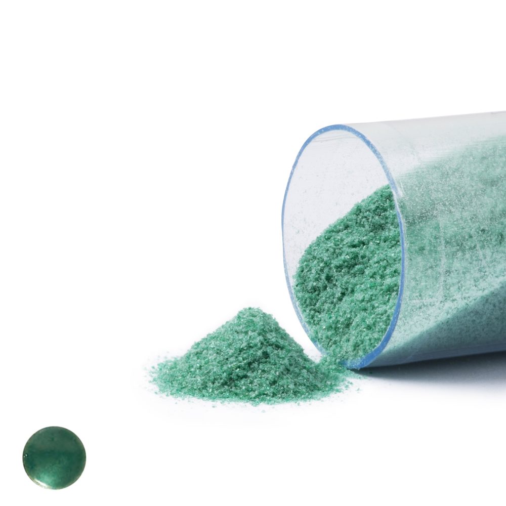 Emaux Soyer Pravý šperkařský smalt Soyer transparentní tmavě zelený 5g - 5 ks - 5 ks