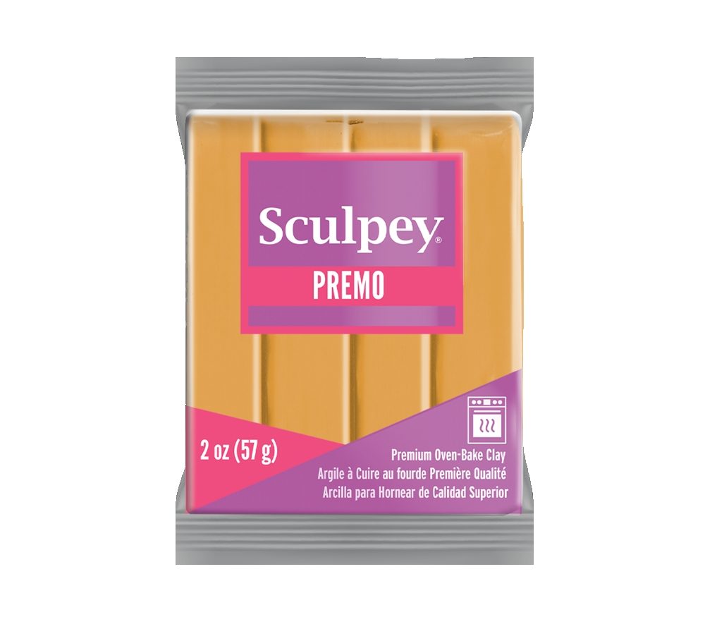 Sculpey PREMO Mustard hořčicová - 5 ks - 5 ks