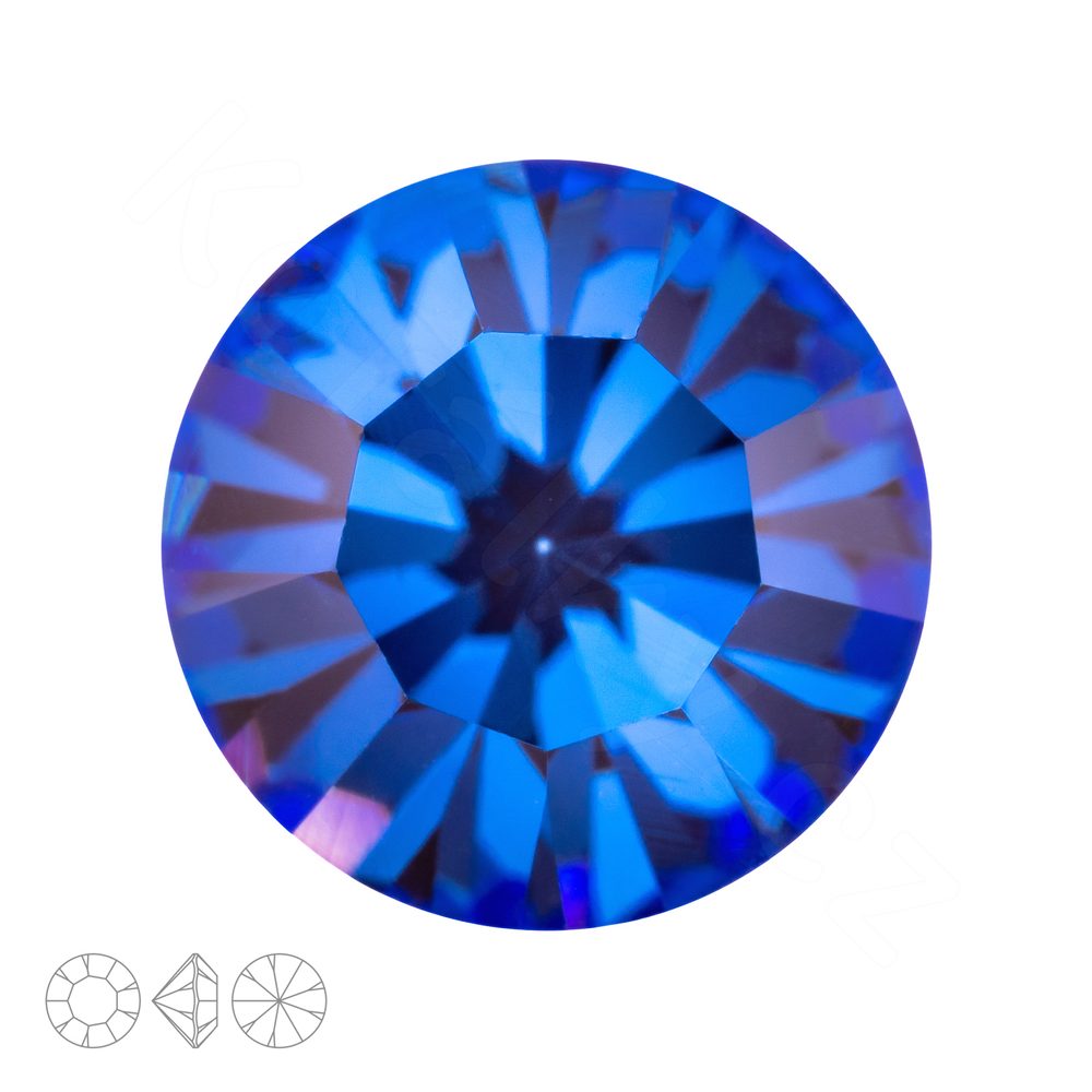 Preciosa MC Šaton MAXIMA SS39 Sapphire - 18 ks