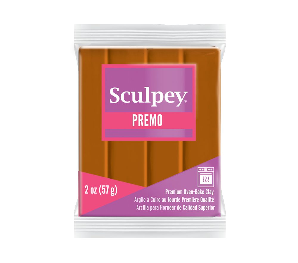 Sculpey PREMO Raw Sienna světle hnědá - 5 ks - 5 ks