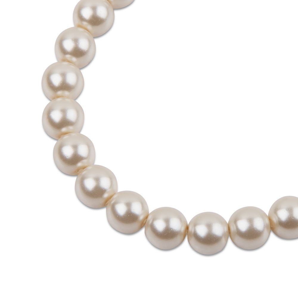 Preciosa kulatá perla MAXIMA 8 mm Pearl Effect White - 45 ks