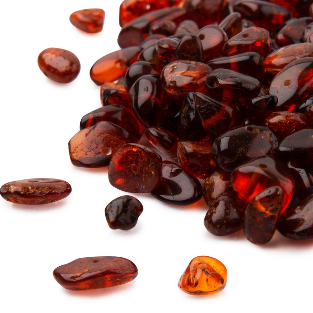 Jantarové zlomky tmavý koňak - 15 g