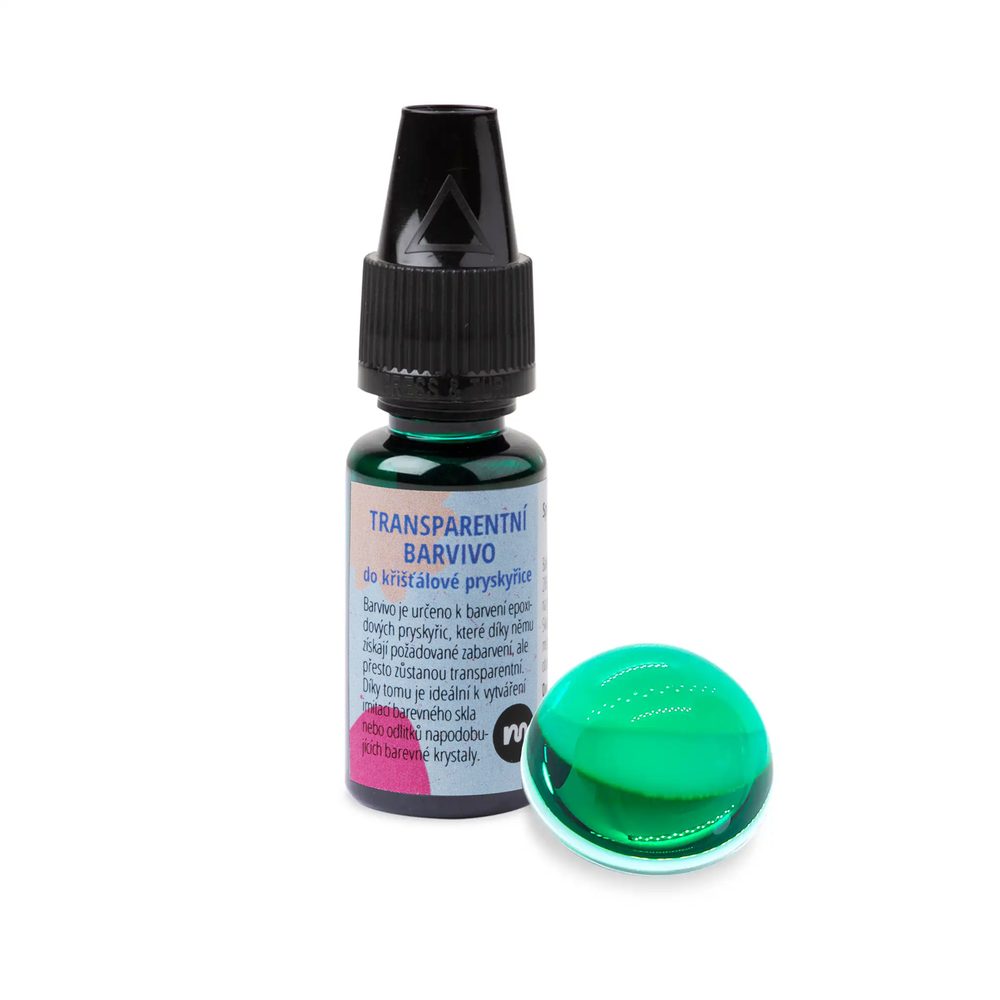 Manumi Transparentní NANO barvivo do křišťálové pryskyřice tyrkysové 5ml - 1 ks