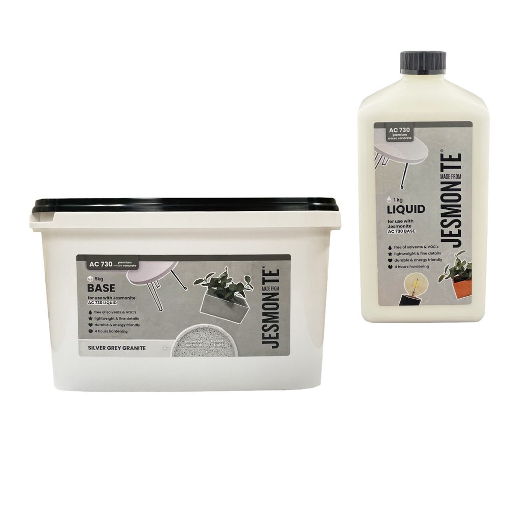 JESMONITE sada AC730 stříbrošedá žula 6kg - 1 sada