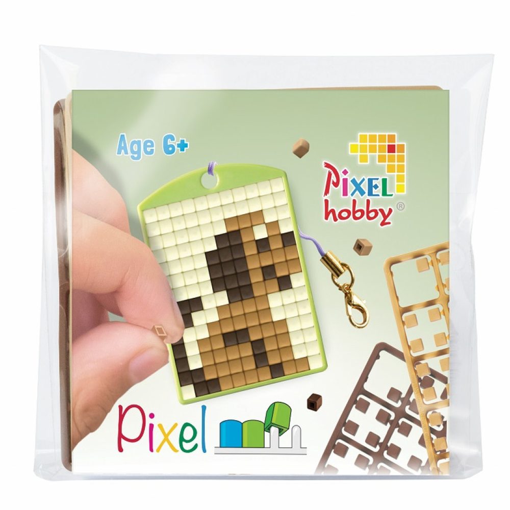 Pixelhobby Pixel klíčenka pes nebo králík - 1 ks